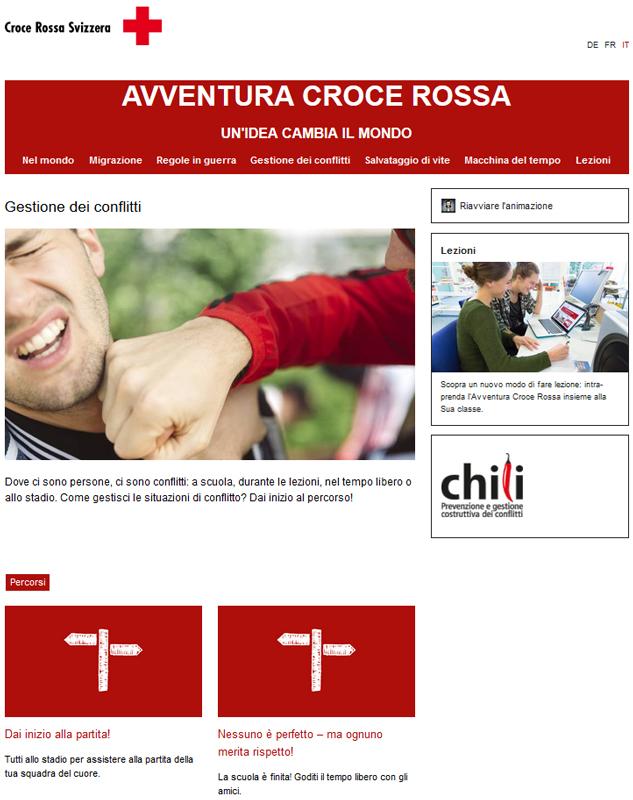 Gestione dei conflitti: avventura croce rossa