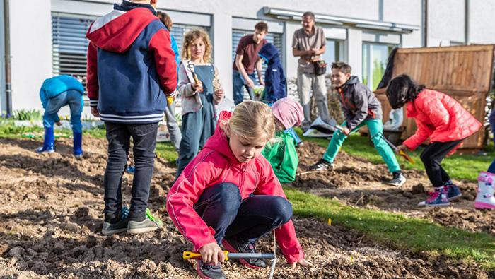Schulgarten: ein lebendiges Schulareal!