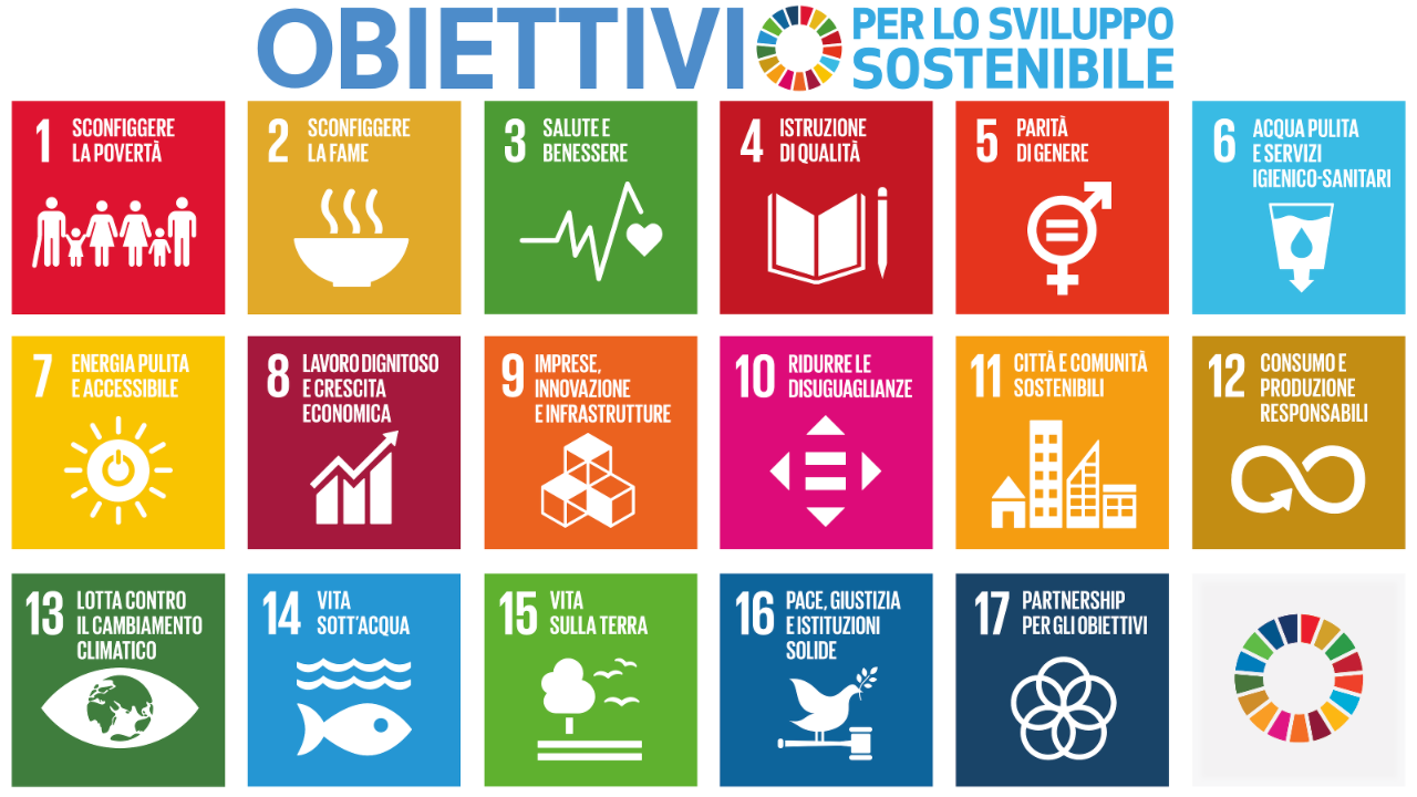 I 17 obiettivi di sviluppo sostenibile